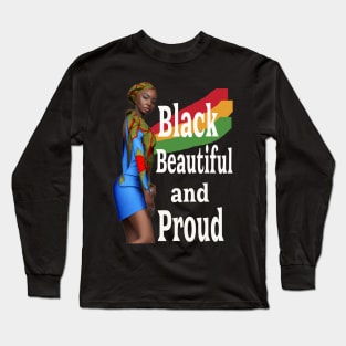 Black Proud Beauty Long Sleeve T-Shirt